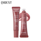 New Nude Red Bean Clear Water Gloss Glass Lip Gloss Moisturizing Chocolate Mirror Gloss Plumping Lip Tint Lip Cream Makeup 12g