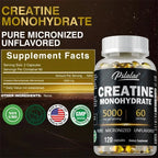 Creatine Monohydrate Supplement - To Help Build Muscle, Enhance Energy and Performance