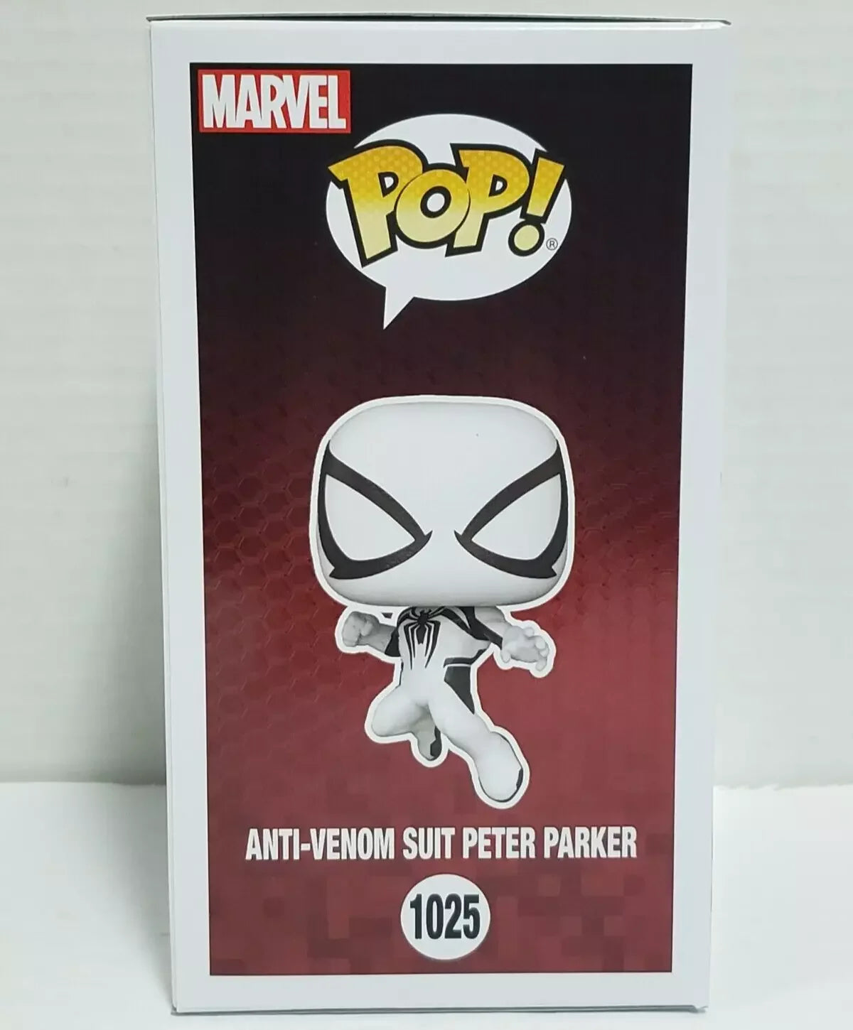 Marvel Spider Man Figure Anti Venom Suit Peter Parker # 1025 Funko Pop 4.15 in Figures Collectible Limited Edition Model Toy