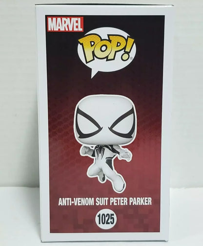Marvel Spider Man Figure Anti Venom Suit Peter Parker # 1025 Funko Pop 4.15 in Figures Collectible Limited Edition Model Toy