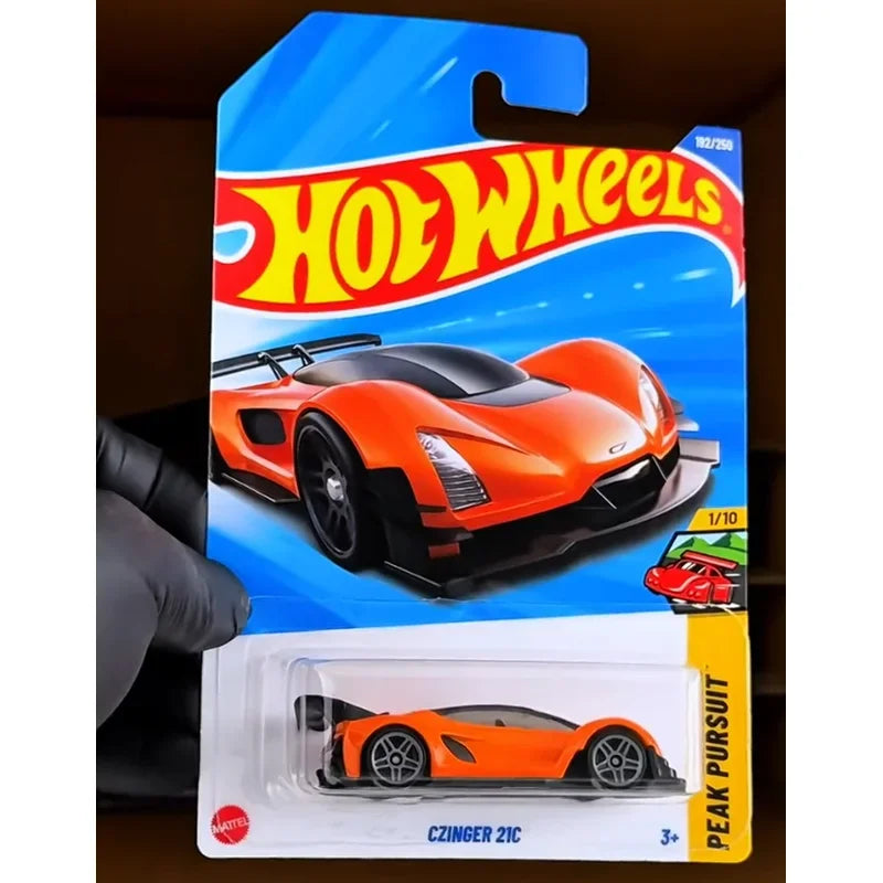 2025J Original Hot Wheels Car 1/64 Diecast Mercedes AMG Porsche Toyota GR86 Nissan Leaf Nismo Ferrari SF90 Stradale Toy for Boy