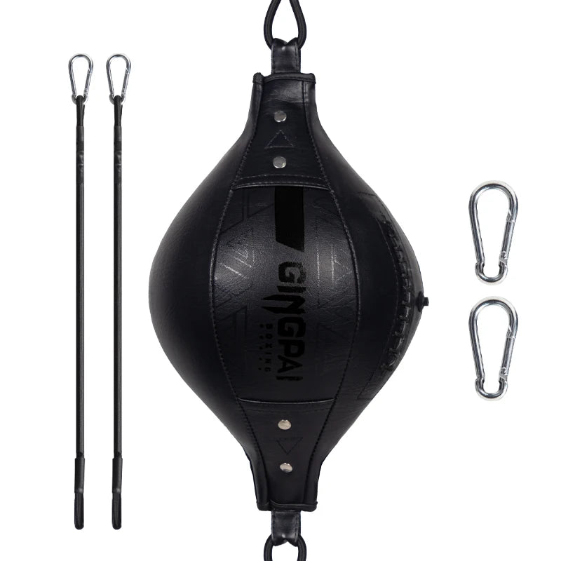 High Quality Fight Boxing Training Punching Bag Fitness Muay Thai Reaction Speed Ball Pear Inflatable Boxing Bag Equipment