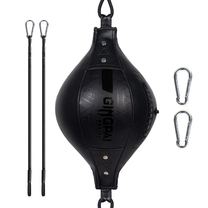 High Quality Fight Boxing Training Punching Bag Fitness Muay Thai Reaction Speed Ball Pear Inflatable Boxing Bag Equipment