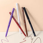 Waterproof Black Brown Eyeliner Pencils Smudge-Proof Long Lasting Easy To Wear Eye Liner Gel Matte Quick Drying Eyeliner Pen