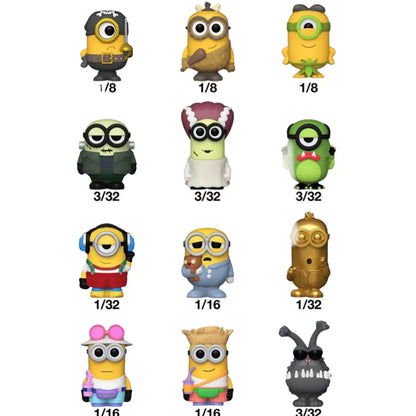 Funko Pop Figure Mystery Bitty Minions MiNi Figure Blind box 0.9 inch Figurine Collectible Limited Edition Children's Toy Gift