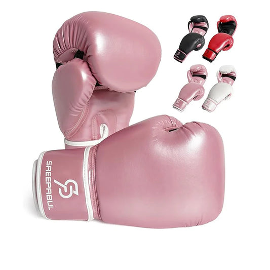 8/10/12/14/16oz Kids Women/Men Boxing Gloves Sanda Sparring Muay Thai MMA Karate Punch Training Mitts Kickboxing Boxe De Luva