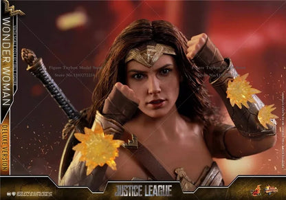 HotToys HT 1/6 MMS451 Collectible Wonder Woman 3.0 Delicate Action Figure Justice League Movie Original Mini 12" Full Set Doll