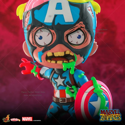 HotToys Marvel Zombie IronMan Captain American Deadpool Wolverine Hulk Doctor Strange Daredevil Magneto Mini Figurine Model