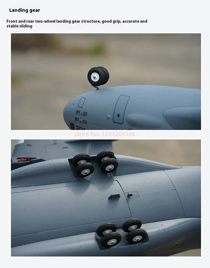 Xfly 40mm C17 Transport Aircraft Four Engine Jet Ducted Model Aircraft Rc Plane Electric Model Aircraft Assembly Fixed Wing