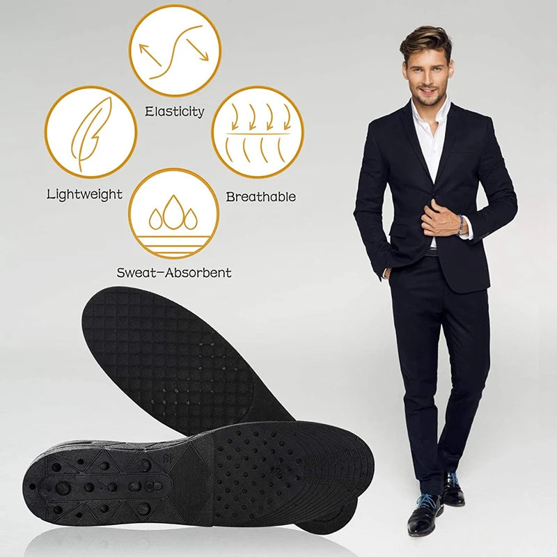 Height Increase Insole Invisible Heightening Template Air Cushion Shoe Inserts Variable Height Insoles Adjustable Cut Foot Pad