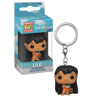 FUNKO POP Disney HULA STITCH ELVIS SLEEPING STITCH IN BATHTUB Summer STITCH Keychain Toy TIKI STITCH LILO SCRUMP Keyring Toys