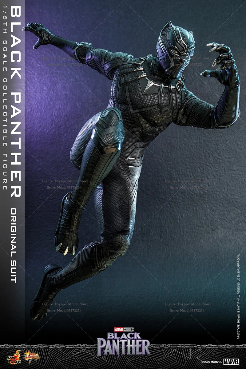 HOTTOYS HT MMS671 1/6 Scale Black Panther Movable Action Figure Marvel Immortal Legend Super Hero 12" Full Set Soldier Model