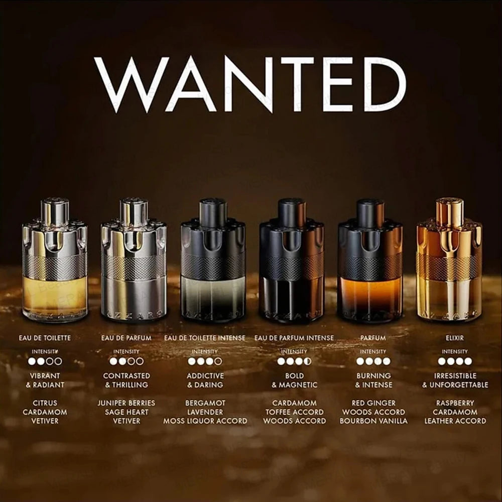 100Ml The Most Wanted Parfum Intense Mens Cologne Spicy Seductive Fragrance Luxury Perfumes for Men Attract Women Perfume