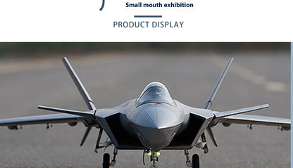 Flyfans Dual Engine 70mm J-20g Jet Fighter Weilong Assembled Fixed Wing Model Aircraft Fire Fan Rc Plane Chengdu J20