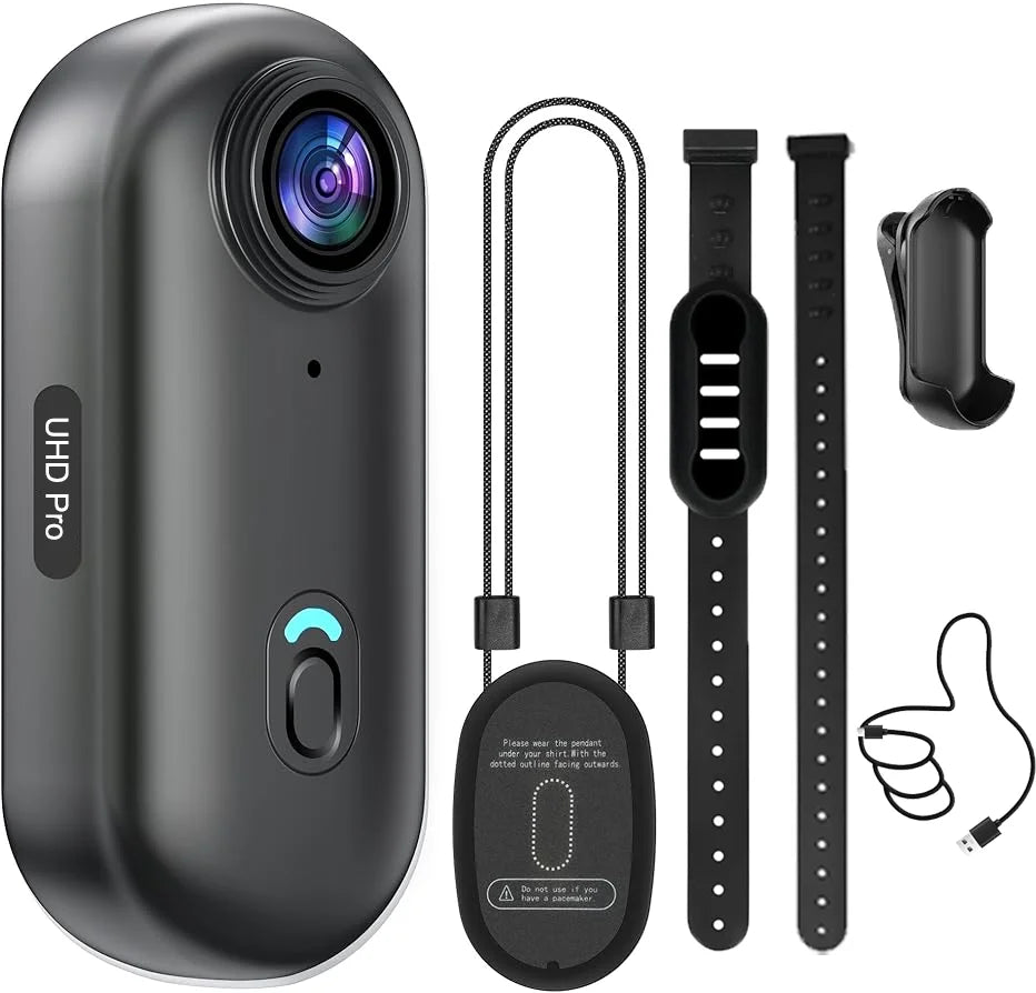 Magnetic POV 4K Ultra Mini Action Cam Wireless WiFi Wearable Camera YouTube Influencers Pocket Vlog Recorder HD  Travel Bodycam