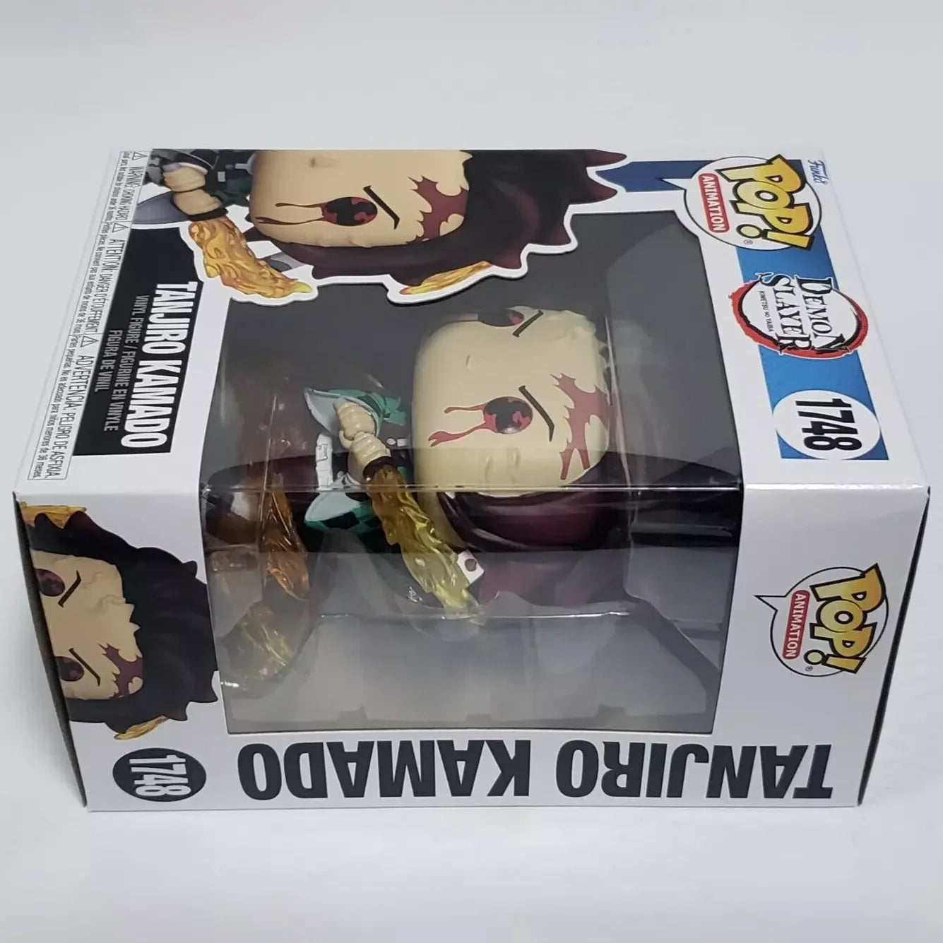 Demon Slayer Anime Figure Tanjiro Kamado(Sun Breathing)#1748 Funko Pop 4.55in Vinyl Figure Collectible Limited Edition Toy Gift