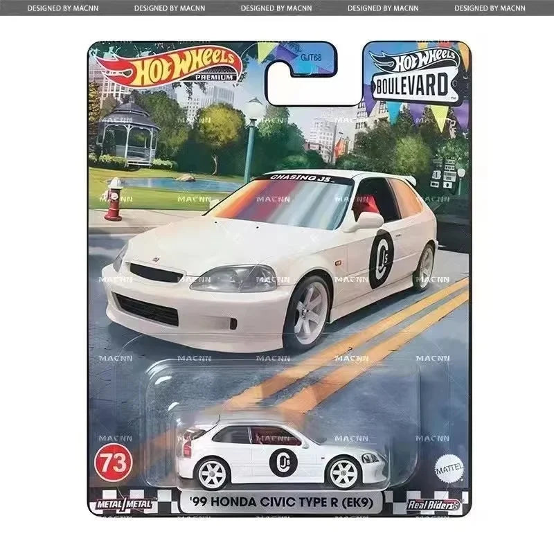 Hot Wheels Car Model Hxd63 Car Culture Fast & Furious Alloy Hw Car Model Garden Avenue Iron Bottom Rubber Tire Custom Gift Toys