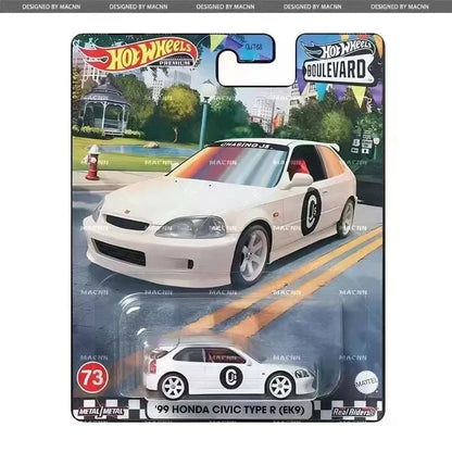 Hot Wheels Car Model Hxd63 Car Culture Fast & Furious Alloy Hw Car Model Garden Avenue Iron Bottom Rubber Tire Custom Gift Toys