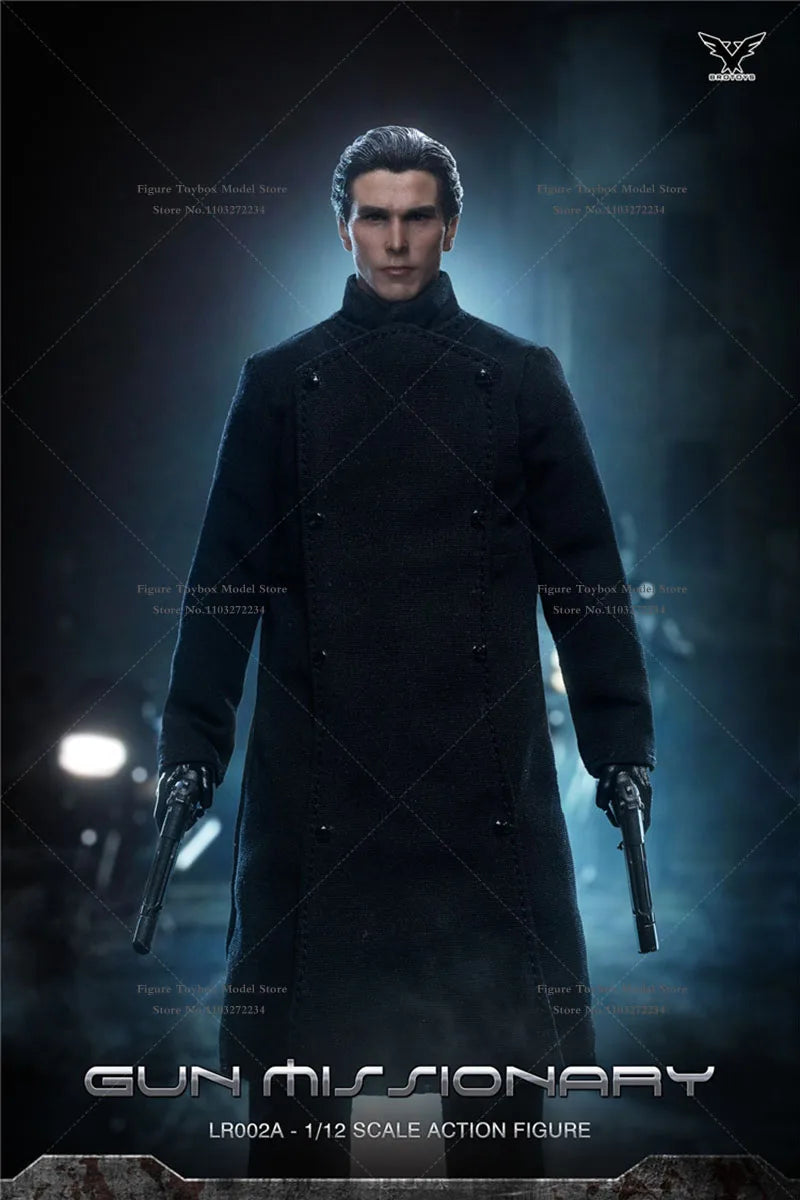 Limited BROTOYS LR002 1/12 Scale 6 inch Judgment of The Doom Gun Fighting Missionary Anime Action Figure Toy Gift Model Collect