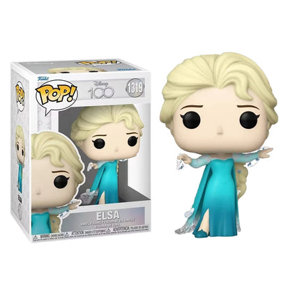 Funko Pop Disney Figure Frozen Elsa Diamond Glitter #1319 The Snow Queen Vinyl Figure Collectible Limited Edition Model Toy Gift