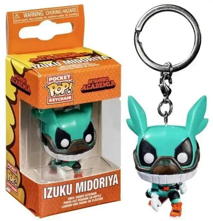 NEW Funko POP Keychain My Hero Academia Himiko Toga Kurogiri Twice Hatsume Shigaraki Deku Bakugo Togata Dabi Midoriya Jiro Toys