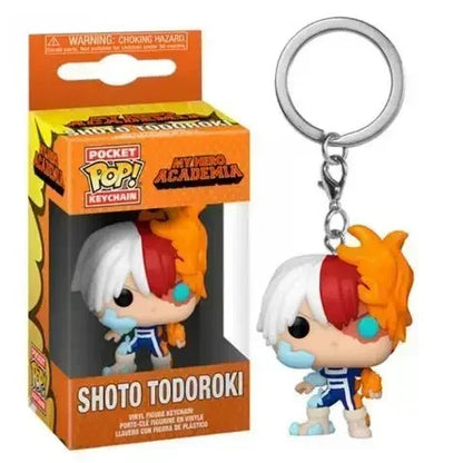 NEW Funko POP Keychain My Hero Academia Himiko Toga Kurogiri Twice Hatsume Shigaraki Deku Bakugo Togata Dabi Midoriya Jiro Toys