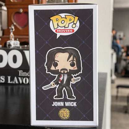 John Wick Funko Pop Figure John Wick With Dual Knives #1763 Vinyl figure 3.85 inches Toys Collectible Limited Edition Toy Gift