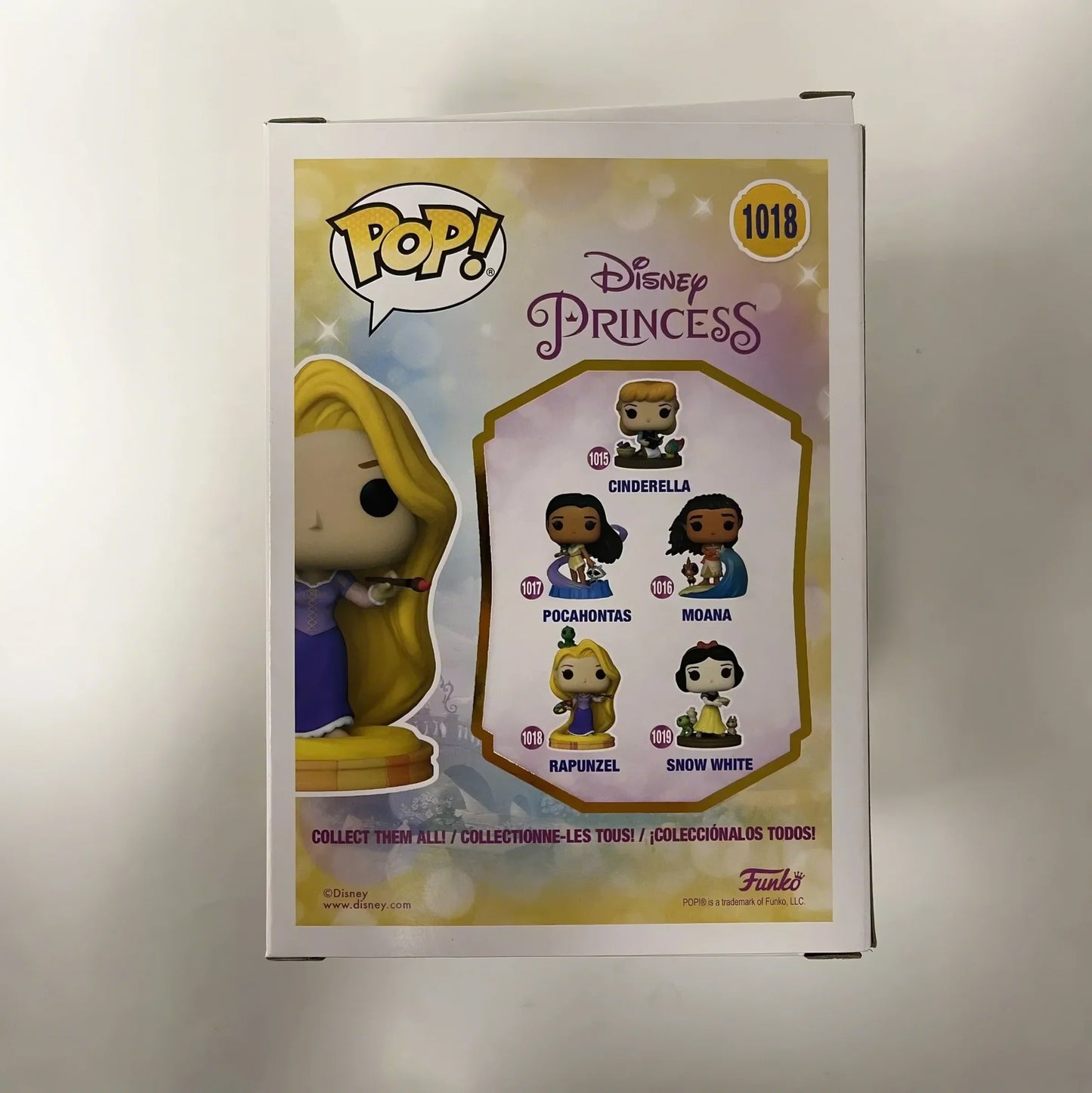 Disney Tangled Rapunzel #1018 Figures Funko Pop 5 inch Vinyl figure Collectible Limited Edition Model Toy Children's Toys Gift