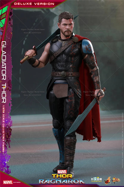 HT HotToys MMS445 Luxury Edition 1/6 Collectible Gladiator Thor3.0 Action Figure Thor：Ragnarok Marvel Original 12" Full Set Doll