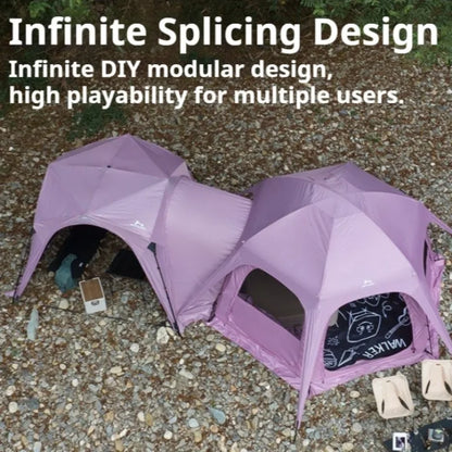 Relaxing Rainproof Sun Shelter Large Space Sun Protection Quick Automatic Opening Tents Multifunctional Camping Supplies