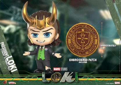 Limited Hot Toys COSBABY Mini Collectible Action Figure COSB874 COSB875 TVA Uniform President Loki Cosplay Model Fans Toys