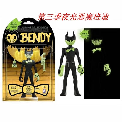 New 11 Styles FUNKO Gold Bendi and the Ink Machine #279 Ax Vinyl Action Figure Dolls Collection Models Toys for decoration Gifts