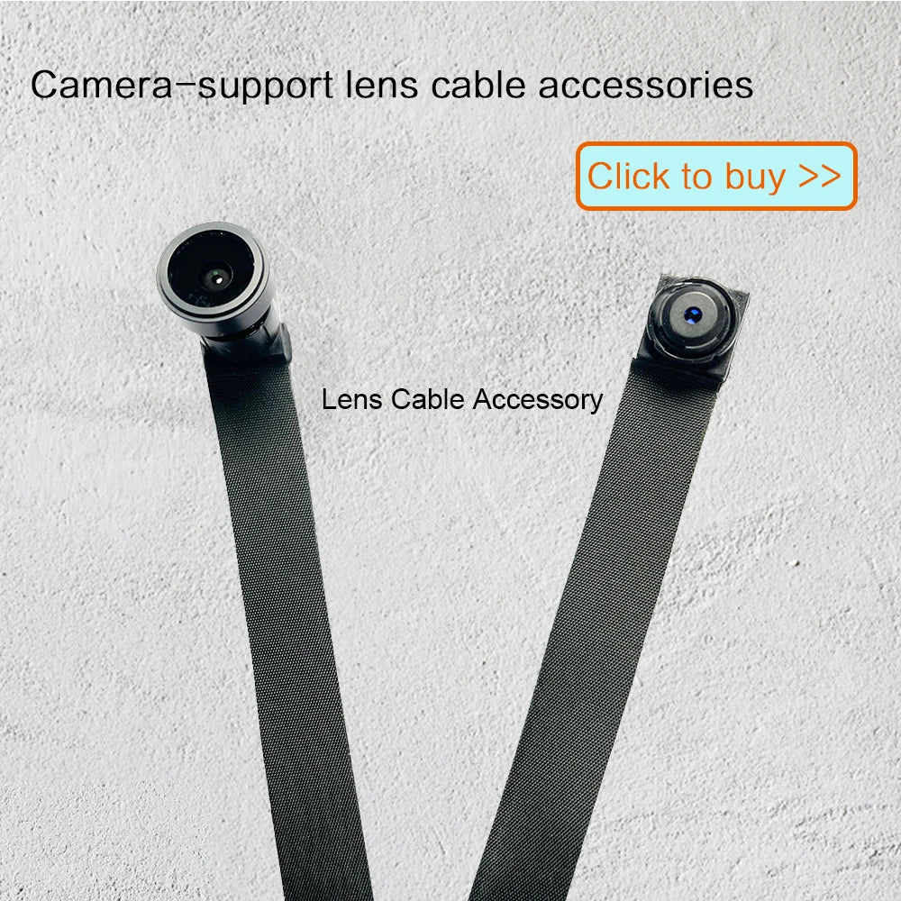 HD 1080P DIY Portable 4K WiFi IP Mini Camera Motion Detection Remote View P2P wireless Micro Camcorder Loop Recording  with batt