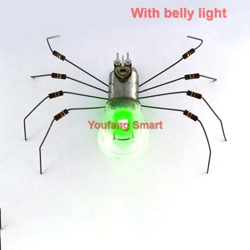 STEAM DIY Robotic Insects Science Invention Electronic Animal for School Competition Non-soldered DIY Kit Stem Toys Robot Animal