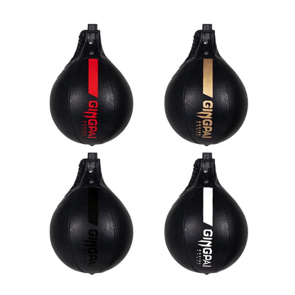 High Quality Fight Boxing Training Punching Bag Fitness Muay Thai Reaction Speed Ball Pear Inflatable Boxing Bag Equipment