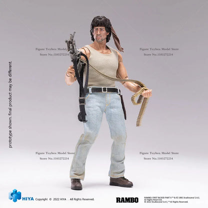 Exquisite Super Series 1/12 HIYA Tough Guy Rambo Movable Action Figure Mini Weapon Model 6" Full Set male Soldier Boys Collects