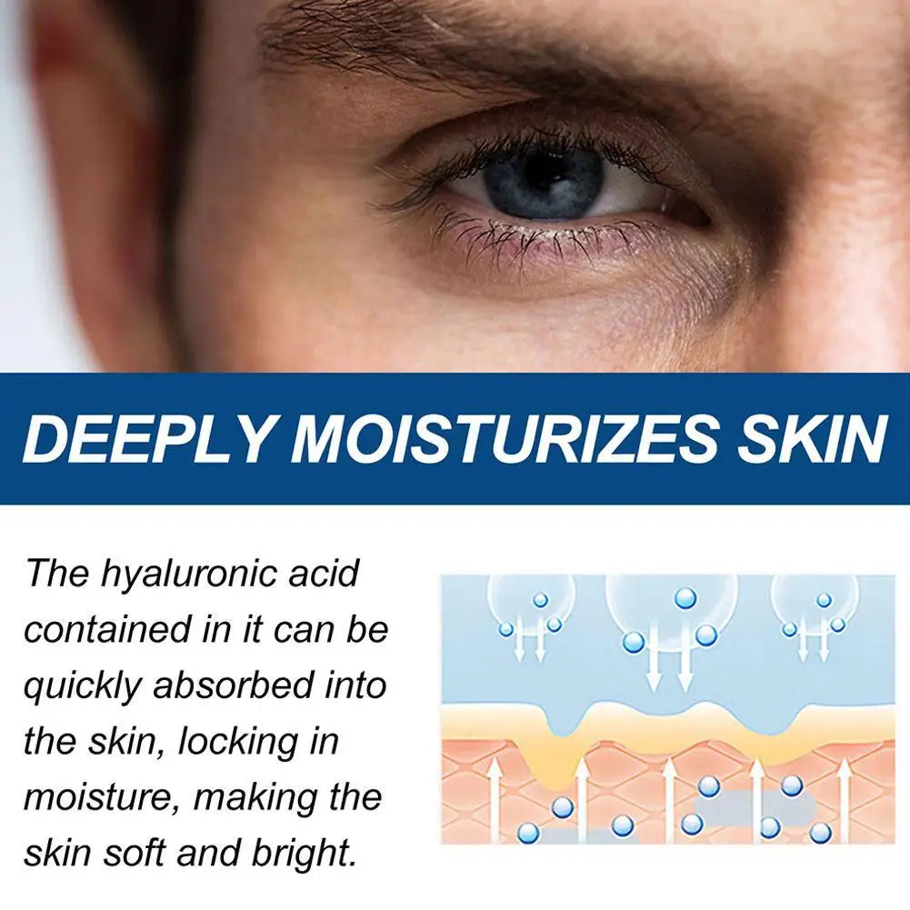 50ml 6-in-1 Men Facial Moisturizer Cream Hydrating Revitalizing Skin Care Particle Face Cream With Collagen Anti Aging & Wrinkle