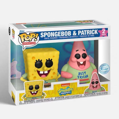 SpongeBob SquarePants And Patrick Star Figures#1666 1668 1669 1670 Funko Pop Vinyl Figure Collectible Limited Edition Toy Gift
