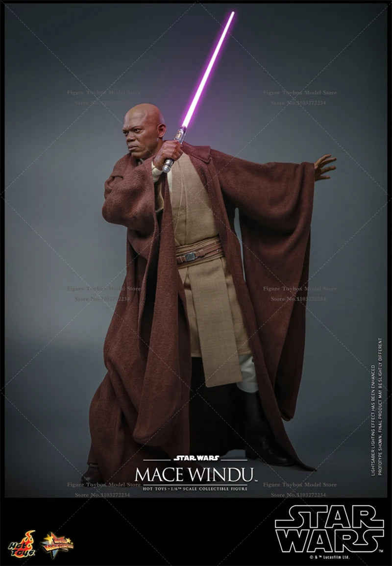 HOTTOYS HT  MMS681 1/6 Mace WinduTM Collectible Figure Star Wars Episode II Attack of the Clones 12" Full Set Male Soldier