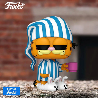 The Garfield Show Anime Figure Garfield with Mug #41 FUNKO POP Limited Edition Vinyl Figures Collect Decoration Model Toy Gifts