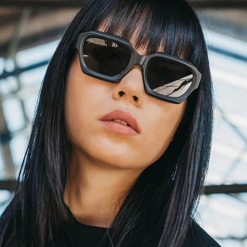 Fashion Square Sunglasses New Woman Luxury Brand Small Rectangle Sun Glasses Female Gradient Eyewear UV400 Oculos De Sol