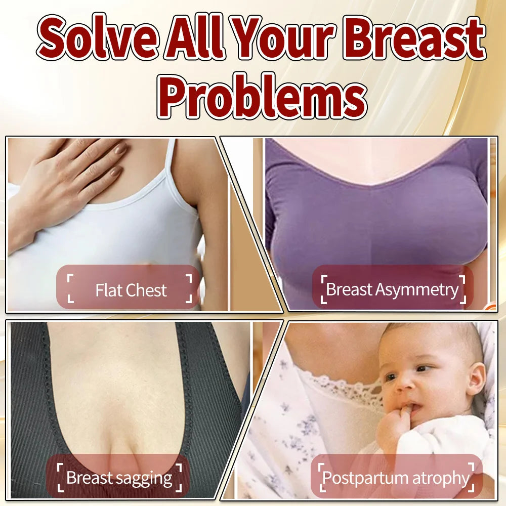 Pure Natural Breast Growth Oil Nourishing Massage Oil Enhanced Volume Shape