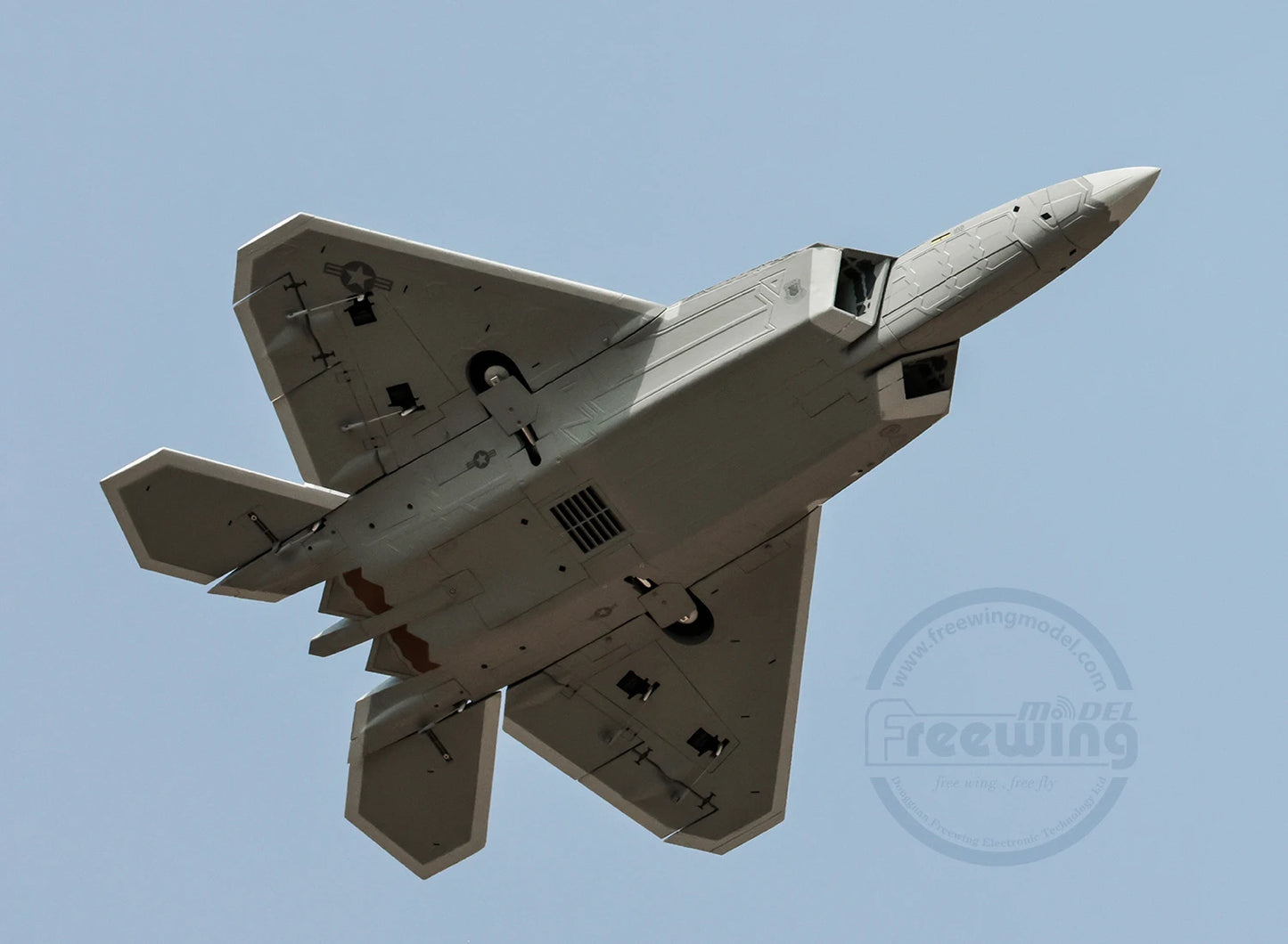 New Products In 2025 Freewing Flying Wing Model 70mm F-22 Raptor "Raptor" Ducted Model Airplane Toy Model