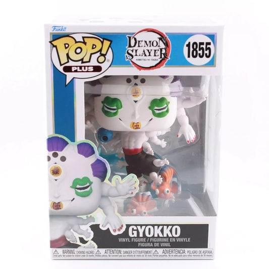 Demon Slayer Anime Figure Funko Pop Plus Gyokko #1855 Figures 4.6 inches Model Toy Collectible Limited Edition Figurine Toy Gift