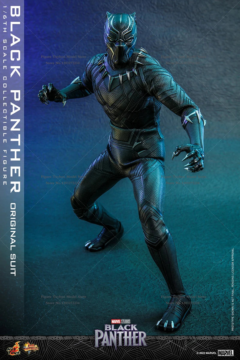 HOTTOYS HT MMS671 1/6 Scale Black Panther Movable Action Figure Marvel Immortal Legend Super Hero 12" Full Set Soldier Model