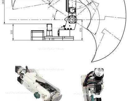 The Six-axis Robotic Arm Robot AR4 Is Programmable and Available for The Teaching Industry