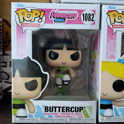 The Powerpuff Girls Figures Blossom Bubbles Buttercup #1080 1081 1082Funko Pop Vinyl Figure Collectible Limited Edition Toy Gift