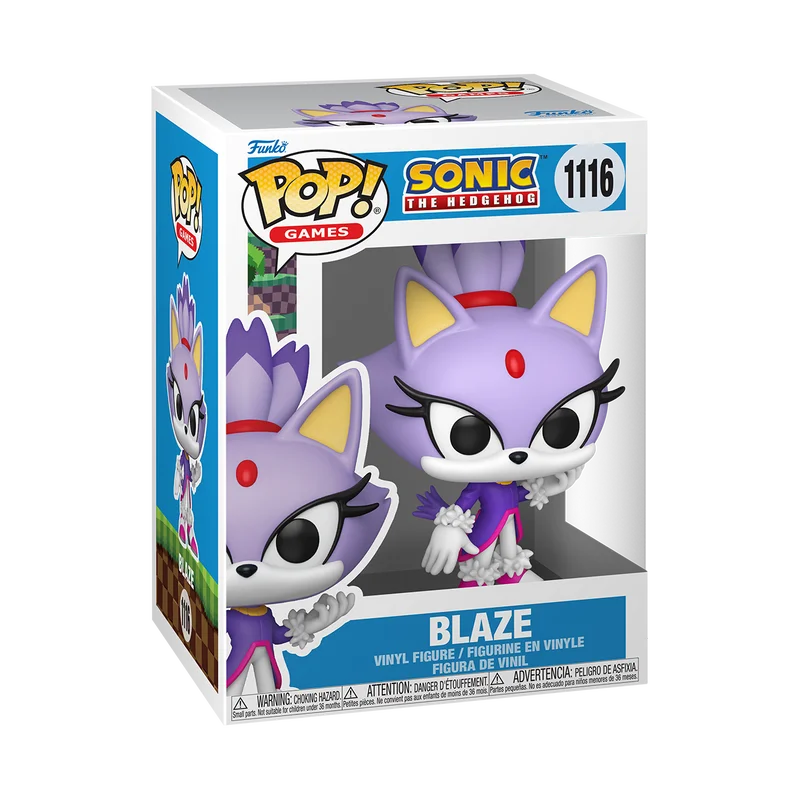 FUNKO POP Blaze the Cat Figure 1116 Collectible Limited Edition Sonic The Hedgehog 5 inch Vinyl Figure Decoration Toy Gift