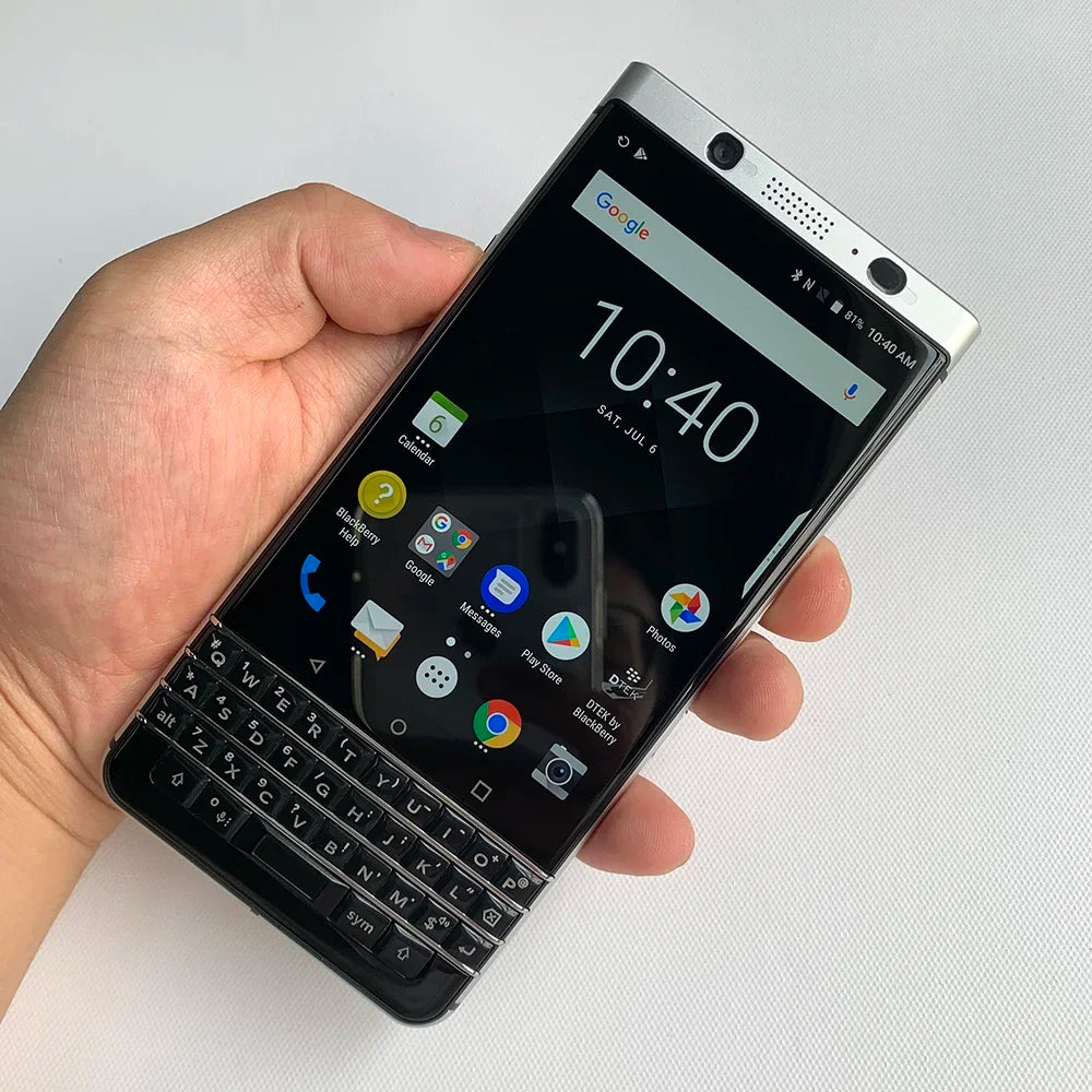 Original BlackBerry KeyOne 4G LTE Mobile Phone 4.5'' 3GB+32GB 4GB+64GB 12MP+8MP QWERTY Keyboard Octa-Core Android SmartPhone