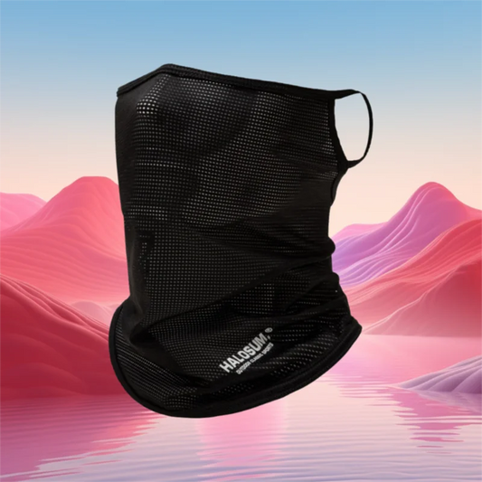 Fashion Windproof Dustproof Bike Mask Ice Silk Breathable Sun UV Protection Solid Color Neck Gaiter Outdoor Sport